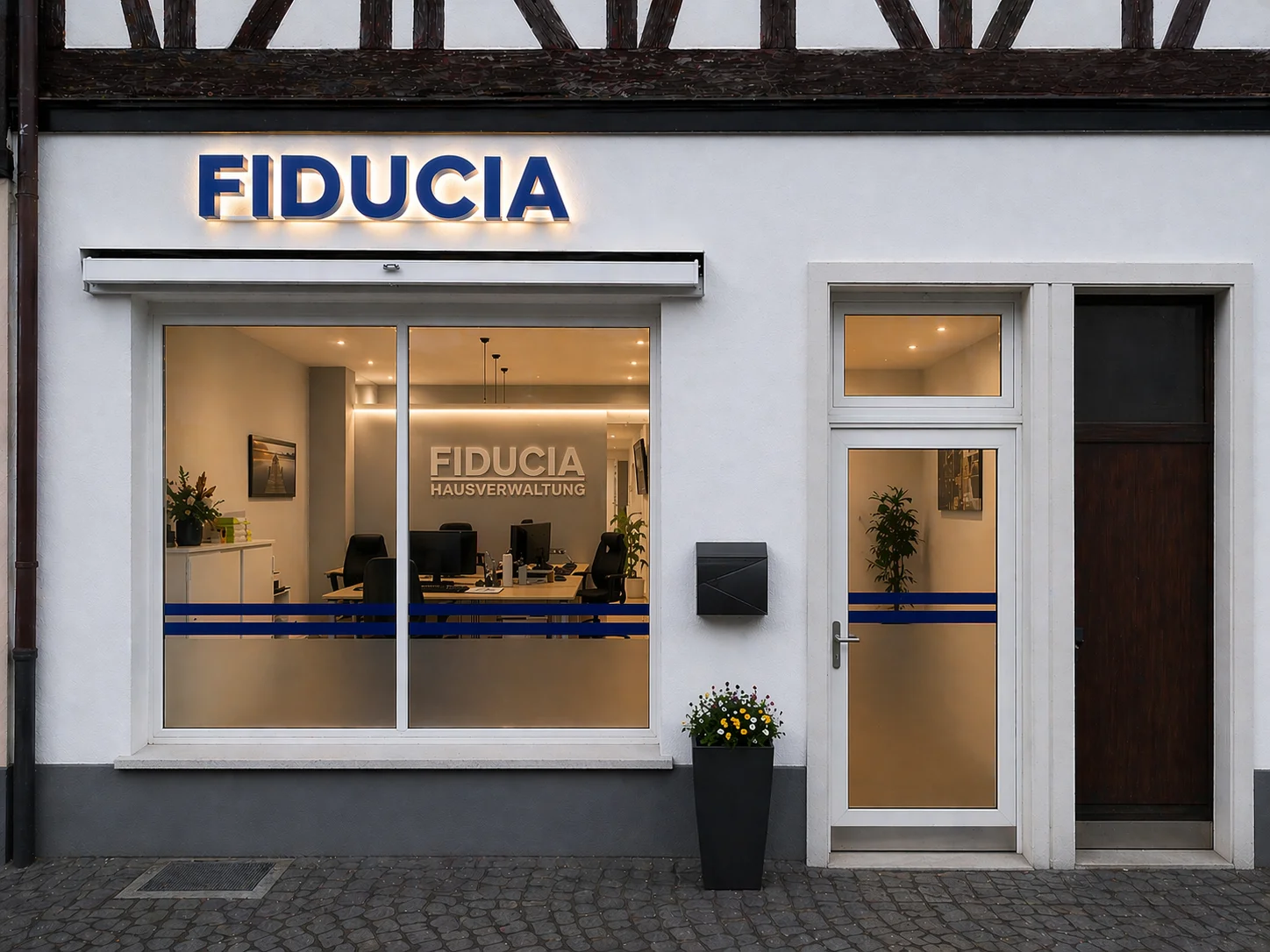 Büro der Fiducia Hausverwaltung in der Vorstadt 7, Büdingen